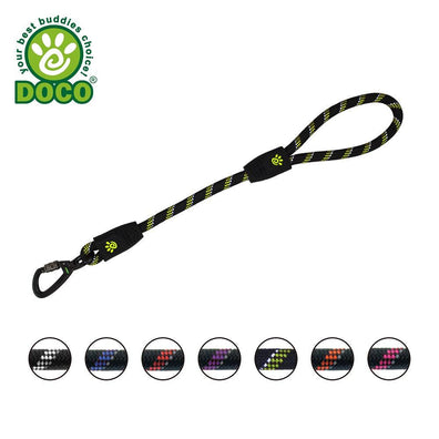 DOCO® Reflective Traffic Rope Leash - Click & Lock Snap - 20 inch - www.docopet.com
